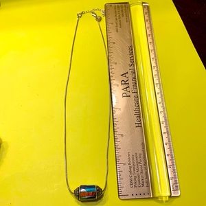 Carolyn pollack barrel necklace